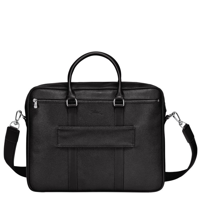 long champ Le FoulonnÉ M Leather Miesten Salkku Mustat | FIKO7627