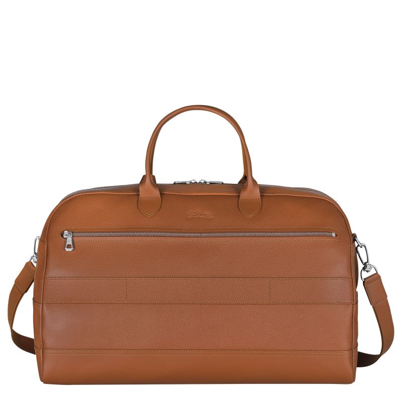 long champ Le FoulonnÉ M Leather Miesten Matkakassit Caramel | FIQM7229