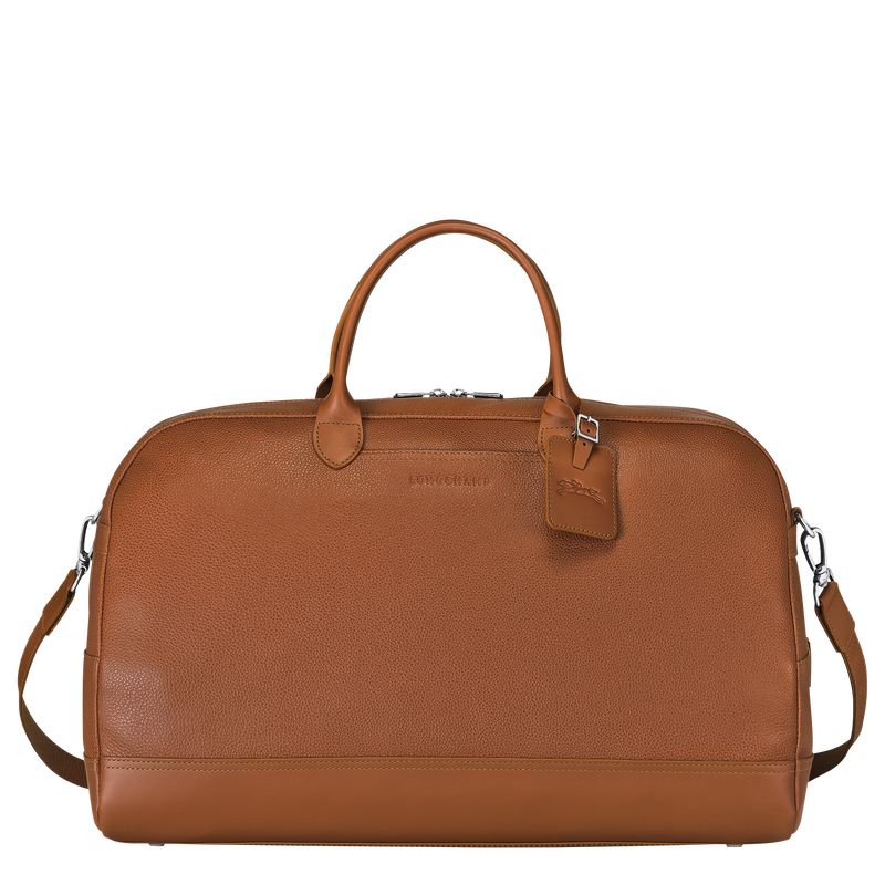 long champ Le FoulonnÉ M Leather Miesten Matkakassit Caramel | FIQM7229