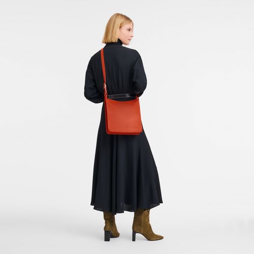 long champ Le FoulonnÉ M Leather Naisten Crossbody Laukut Paprika | FISG8933