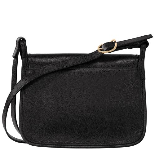 long champ Le FoulonnÉ M Leather Naisten Crossbody Laukut Mustat | FIMQ8919