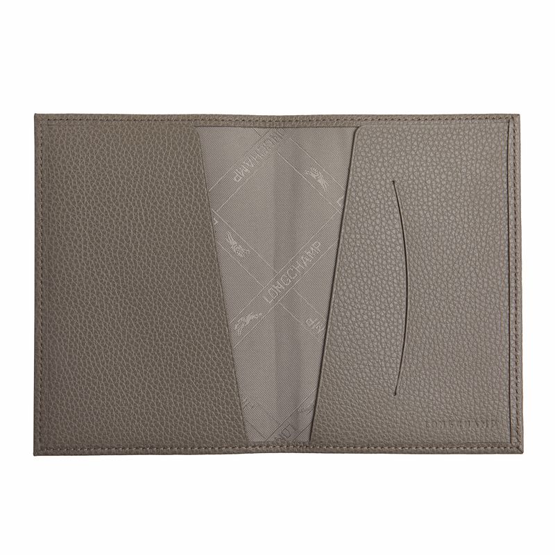 long champ Le FoulonnÉ Passport cover Leather Naisten Asusteet Turtledove | FIGS8231