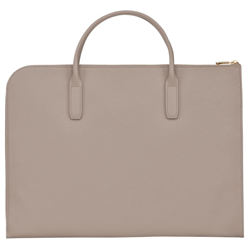 long champ Le FoulonnÉ S Leather Miesten Salkku Turtledove | FIXY7624