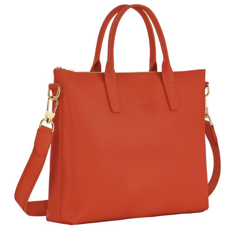 long champ Le FoulonnÉ S Leather Miesten Salkku Paprika | FIMQ7619