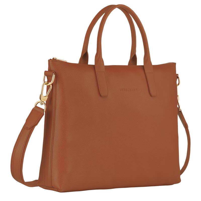 long champ Le FoulonnÉ S Leather Miesten Salkku Caramel | FIMQ7618