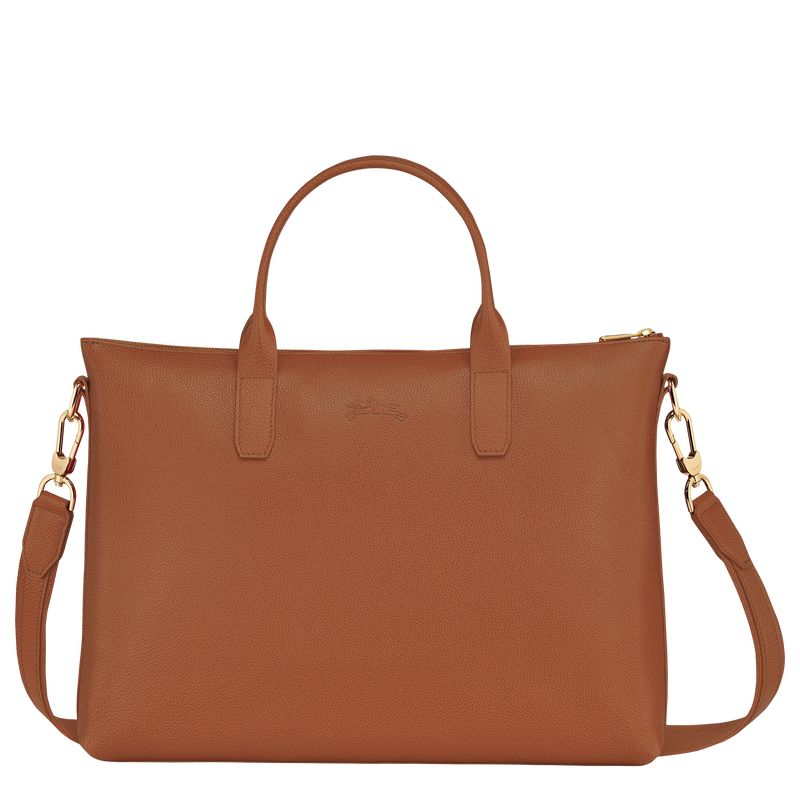 long champ Le FoulonnÉ S Leather Miesten Salkku Caramel | FIMQ7618