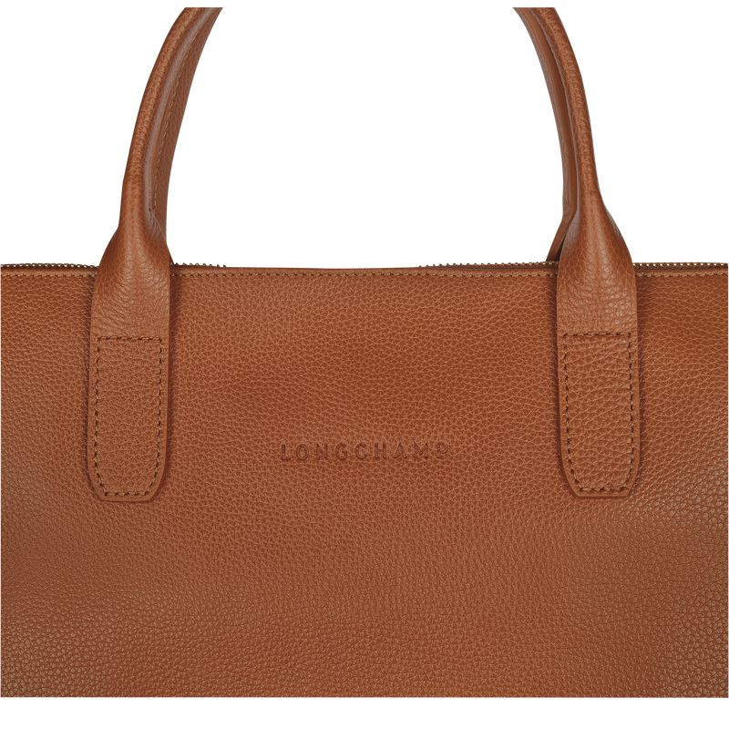 long champ Le FoulonnÉ S Leather Miesten Salkku Caramel | FIMQ7618