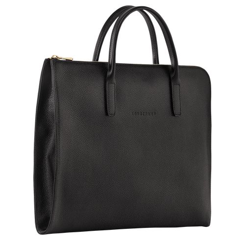 long champ Le FoulonnÉ S Leather Miesten Salkku Mustat | FICT7614