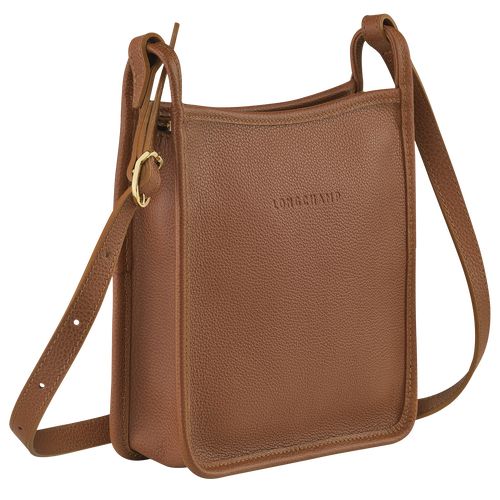 long champ Le FoulonnÉ S Leather Naisten Crossbody Laukut Caramel | FIXY8924