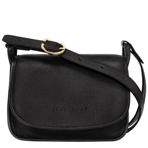 long champ Le FoulonnÉ S Leather Naisten Crossbody Laukut Mustat | FIVR8915