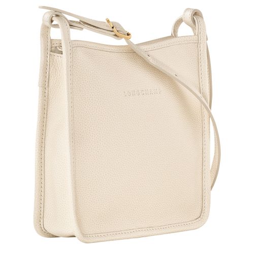 long champ Le FoulonnÉ S Leather Naisten Crossbody Laukut Paper | FIOK8901