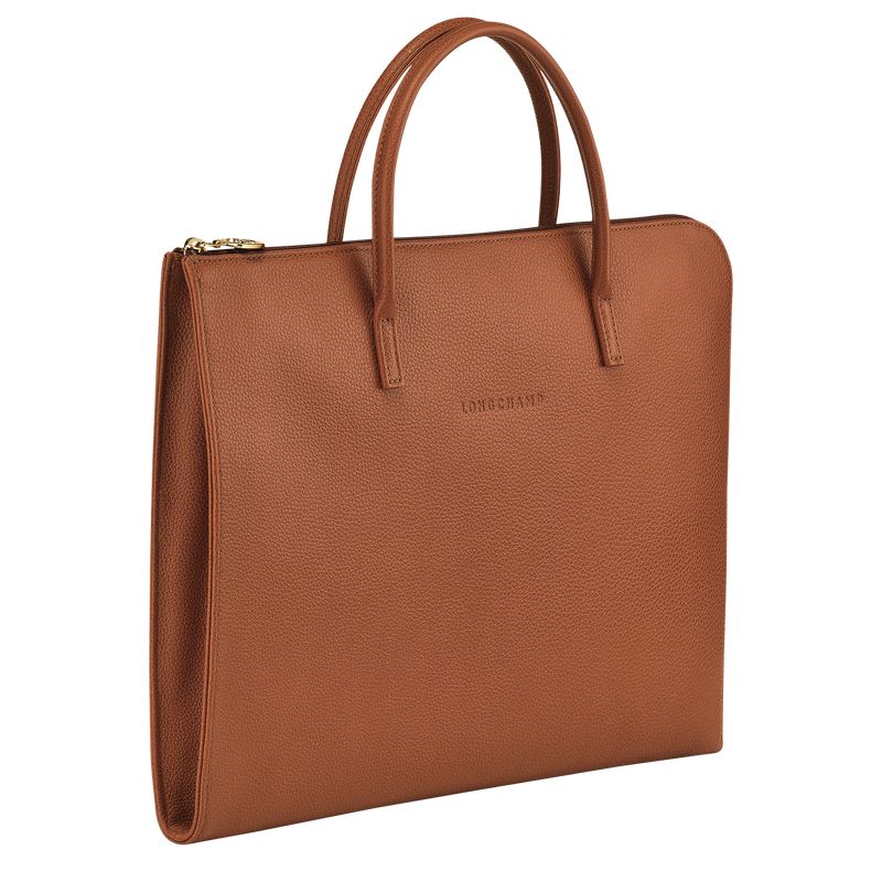 long champ Le FoulonnÉ S Leather Naisten Salkku Caramel | FIMQ8658