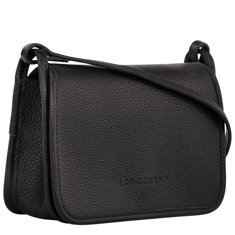 long champ Le FoulonnÉ XS Clutch Leather Naisten Crossbody Laukut Mustat | FIAH9007