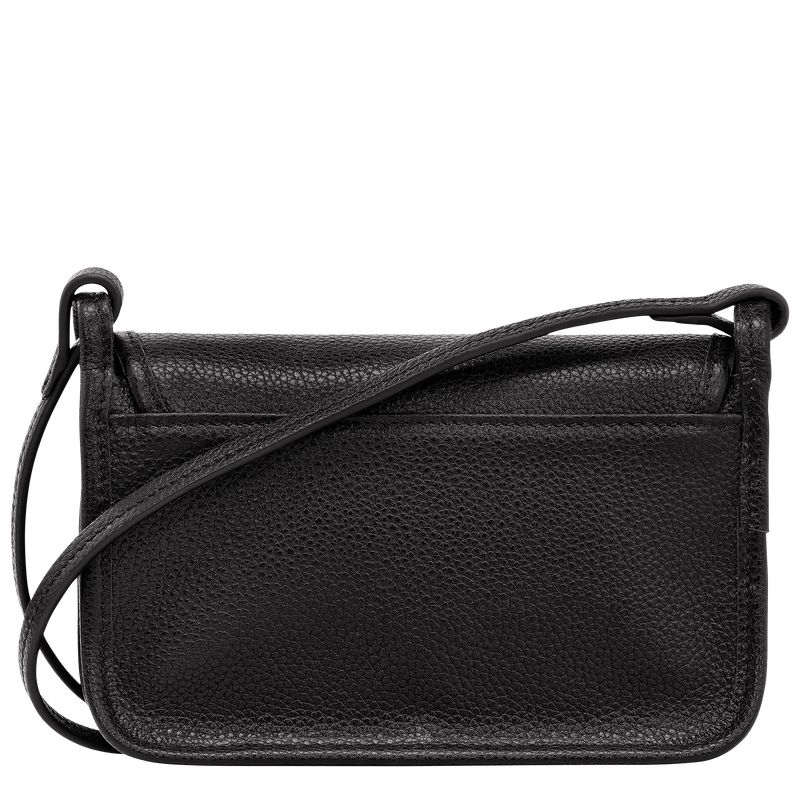 long champ Le FoulonnÉ XS Clutch Leather Naisten Crossbody Laukut Mustat | FIAH9007