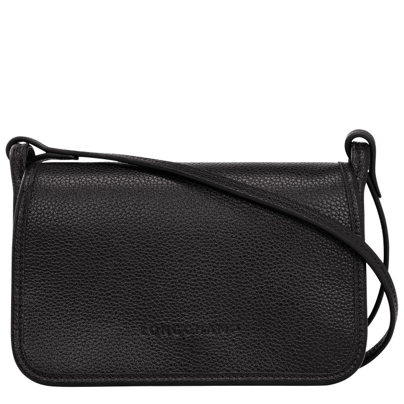 long champ Le FoulonnÉ XS Clutch Leather Naisten Crossbody Laukut Mustat | FIAH9007