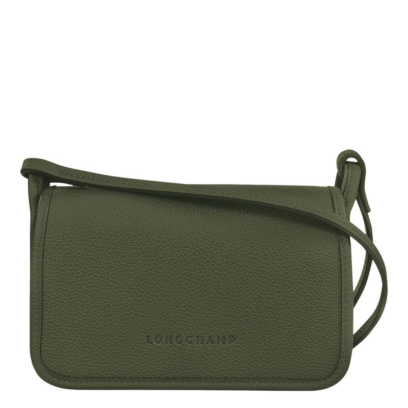 long champ Le FoulonnÉ XS Clutch Leather Naisten Lompakko Khaki | FIAH8570