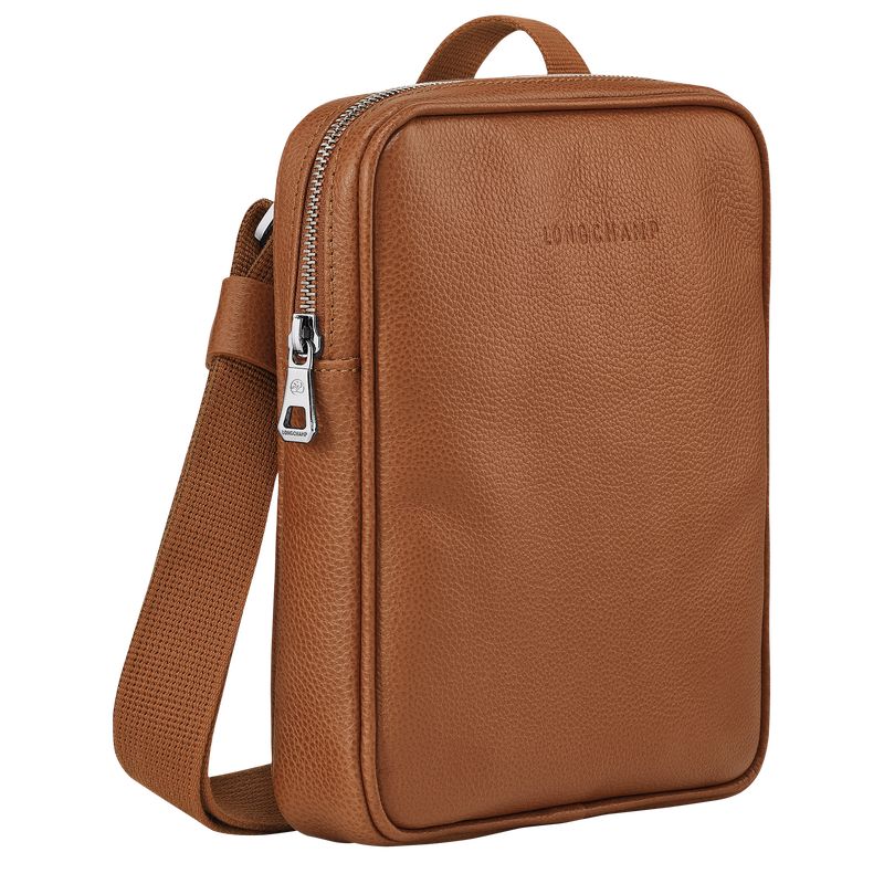 long champ Le FoulonnÉ XS Crossbody Leather Naisten Mini Laukut Caramel | FITC9356