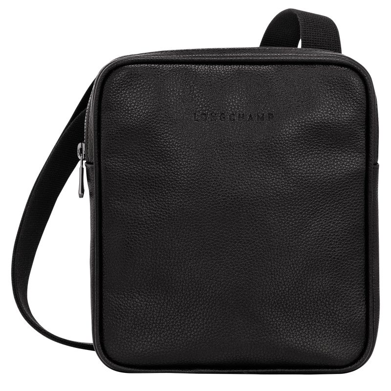 long champ Le FoulonnÉ XS Leather Miesten Crossbody Laukut Mustat | FIWN7591