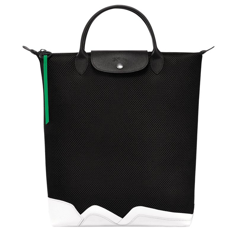 long champ Le Pliage Collection M Tote Canvas Miesten Käsilaukku Mustat | FIBE7512