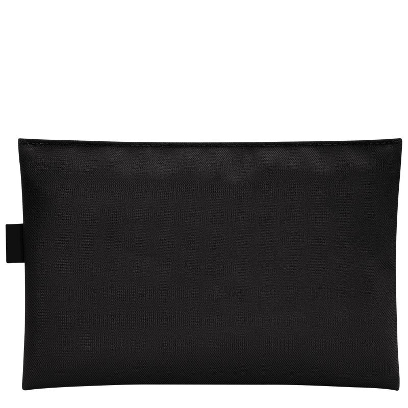 long champ Le Pliage Energy Canvas Miesten Pouches Mustat | FINW7308