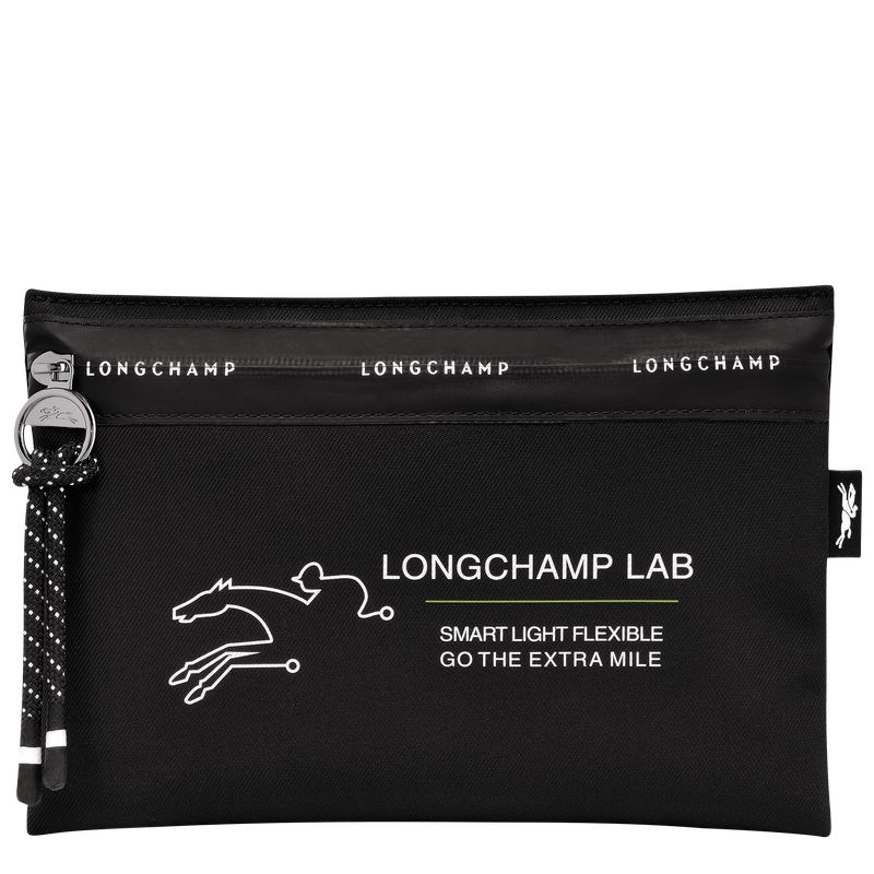 long champ Le Pliage Energy Canvas Miesten Pouches Mustat | FINW7308