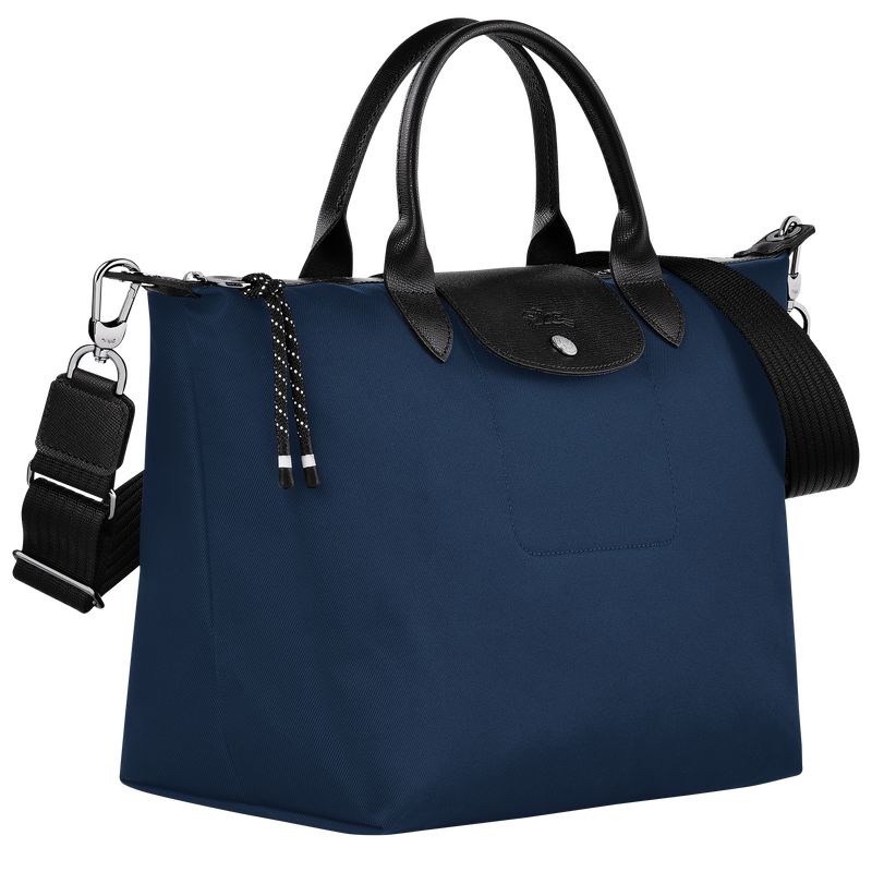 long champ Le Pliage Energy L Recycled canvas Miesten Käsilaukku Laivastonsininen | FITC7493