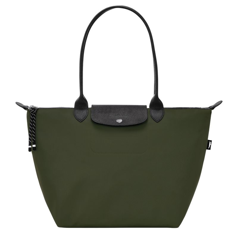 long champ Le Pliage Energy L Tote Recycled canvas Naisten Olkalaukku Khaki | FIUZ8899