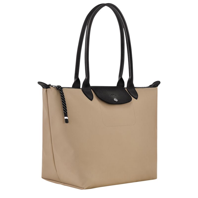 long champ Le Pliage Energy L Tote Recycled canvas Naisten Olkalaukku Clay | FITC8897