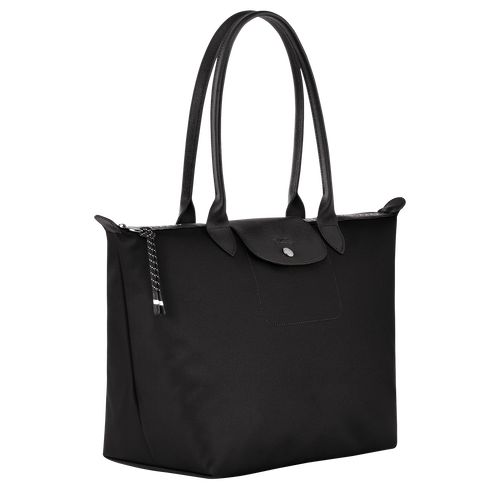 long champ Le Pliage Energy L Tote Recycled canvas Naisten Olkalaukku Mustat | FIWN8790