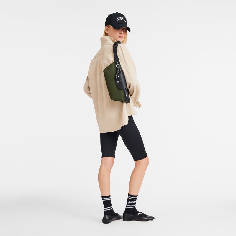 long champ Le Pliage Energy M Canvas Miesten Vyölaukku Khaki | FISG7529