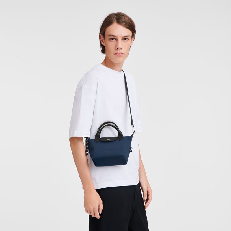 long champ Le Pliage Energy XS Recycled canvas Miesten Käsilaukku Laivastonsininen | FIYX7483