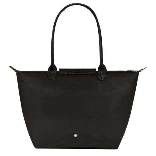 long champ Le Pliage Green L Tote Recycled canvas Naisten Olkalaukku Mustat | FIBE8817