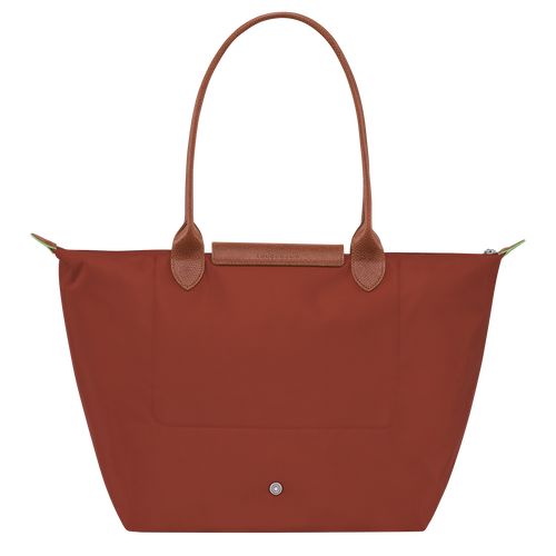 long champ Le Pliage Green L Tote Recycled canvas Naisten Olkalaukku Chestnut | FINW8816