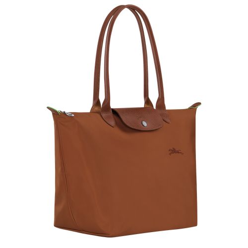 long champ Le Pliage Green L Tote Recycled canvas Naisten Olkalaukku Cognac | FIMQ8815