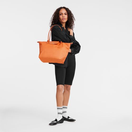 long champ Le Pliage Green L Tote Recycled canvas Naisten Olkalaukku Oranssi | FINW8813