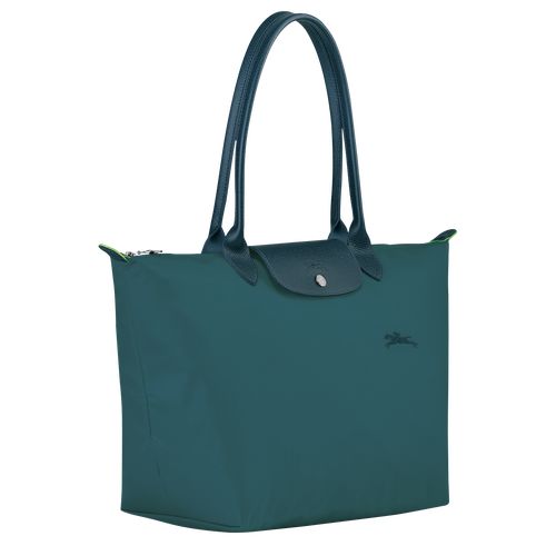 long champ Le Pliage Green L Tote Recycled canvas Naisten Olkalaukku Sinivihreä | FIBE8812