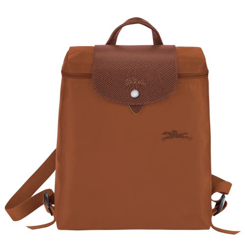 long champ Le Pliage Green M Recycled canvas Miesten Reput Cognac | FIQM7540