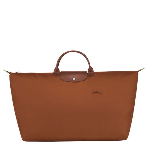 long champ Le Pliage Green M Recycled canvas Miesten Matkakassit Cognac | FIDF7189