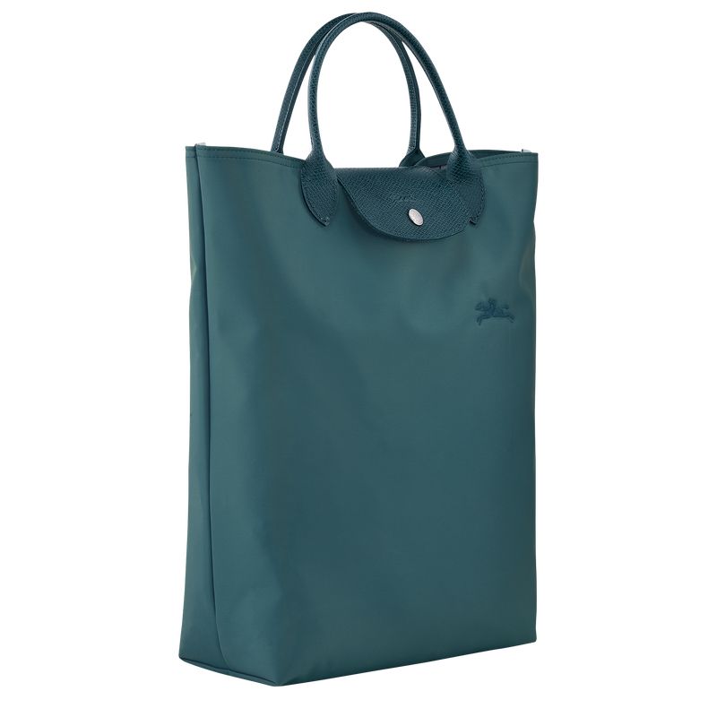 long champ Le Pliage Green M Tote Canvas Miesten Käsilaukku Sinivihreä | FIGS7503