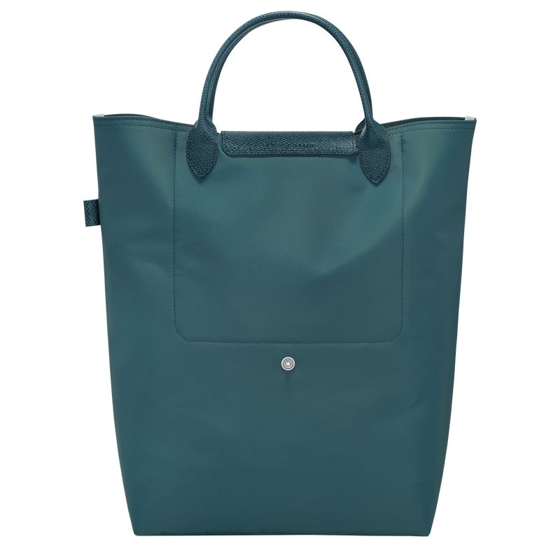 long champ Le Pliage Green M Tote Canvas Miesten Käsilaukku Sinivihreä | FIGS7503