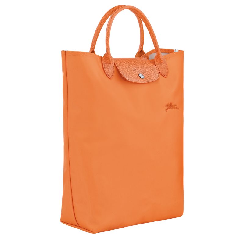 long champ Le Pliage Green M Tote Canvas Miesten Käsilaukku Oranssi | FIDF7501