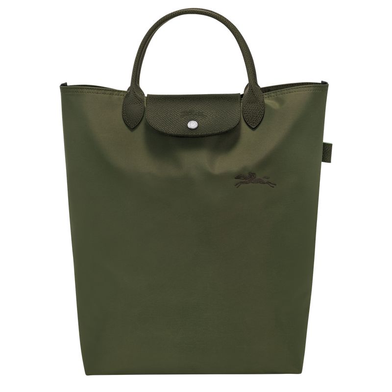 long champ Le Pliage Green M Tote Canvas Miesten Käsilaukku Forest | FIAH7499