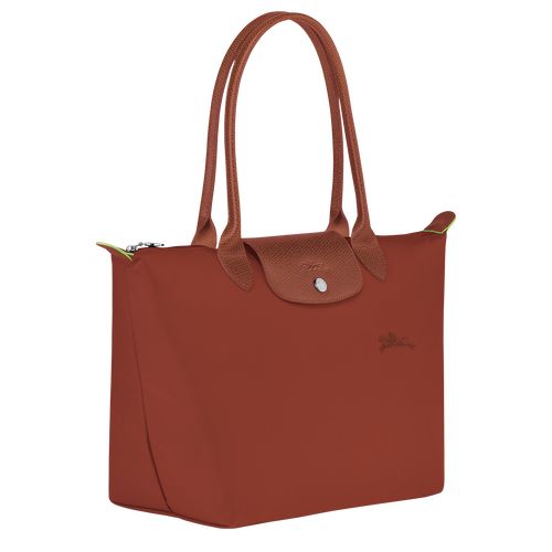 long champ Le Pliage Green M Tote Recycled canvas Naisten Olkalaukku Chestnut | FICT8810