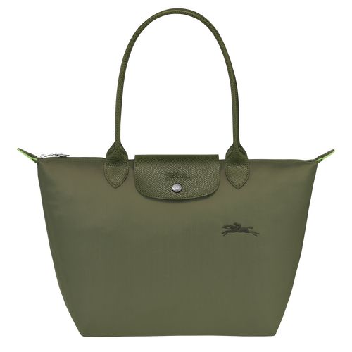 long champ Le Pliage Green M Tote Recycled canvas Naisten Olkalaukku Forest | FIWN8787