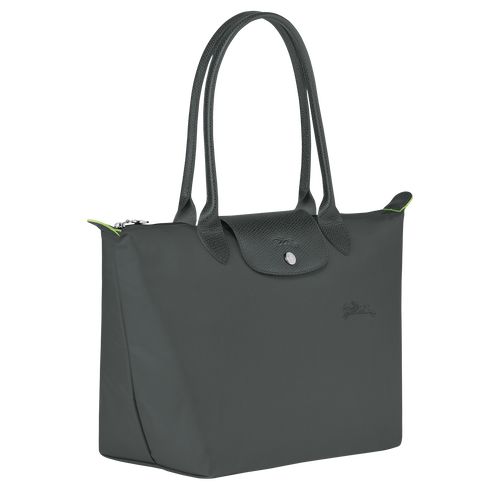 long champ Le Pliage Green M Tote Recycled canvas Naisten Olkalaukku Graphite | FIEB8786