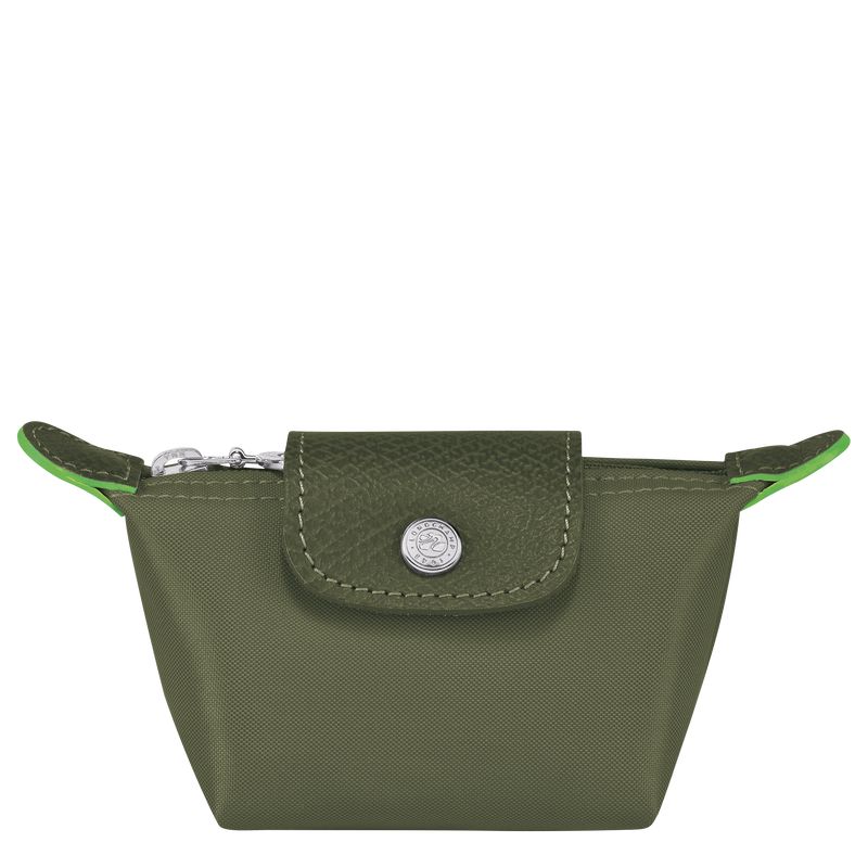 long champ Le Pliage Green Recycled canvas Naisten Kolikkokukkarot Forest | FIOK8537