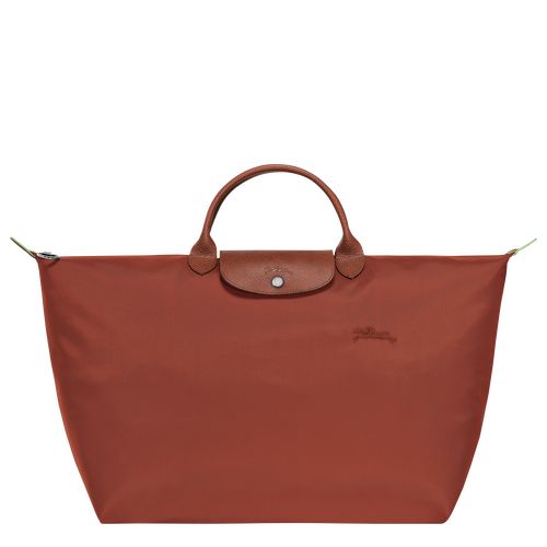 long champ Le Pliage Green S Recycled canvas Miesten Matkakassit Chestnut | FIVR7199