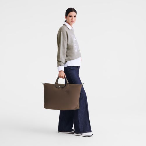 long champ Le Pliage Green S Recycled canvas Miesten Matkakassit Terra | FIZU7196