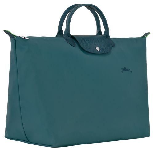 long champ Le Pliage Green S Recycled canvas Miesten Matkakassit Sinivihreä | FIJP7193