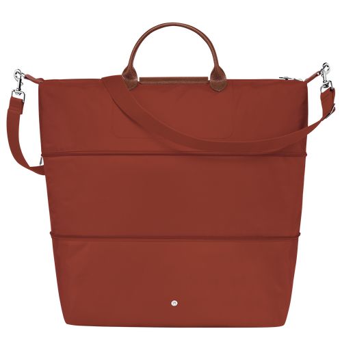 long champ Le Pliage Green expandable Recycled canvas Miesten Matkakassit Chestnut | FIUZ7183